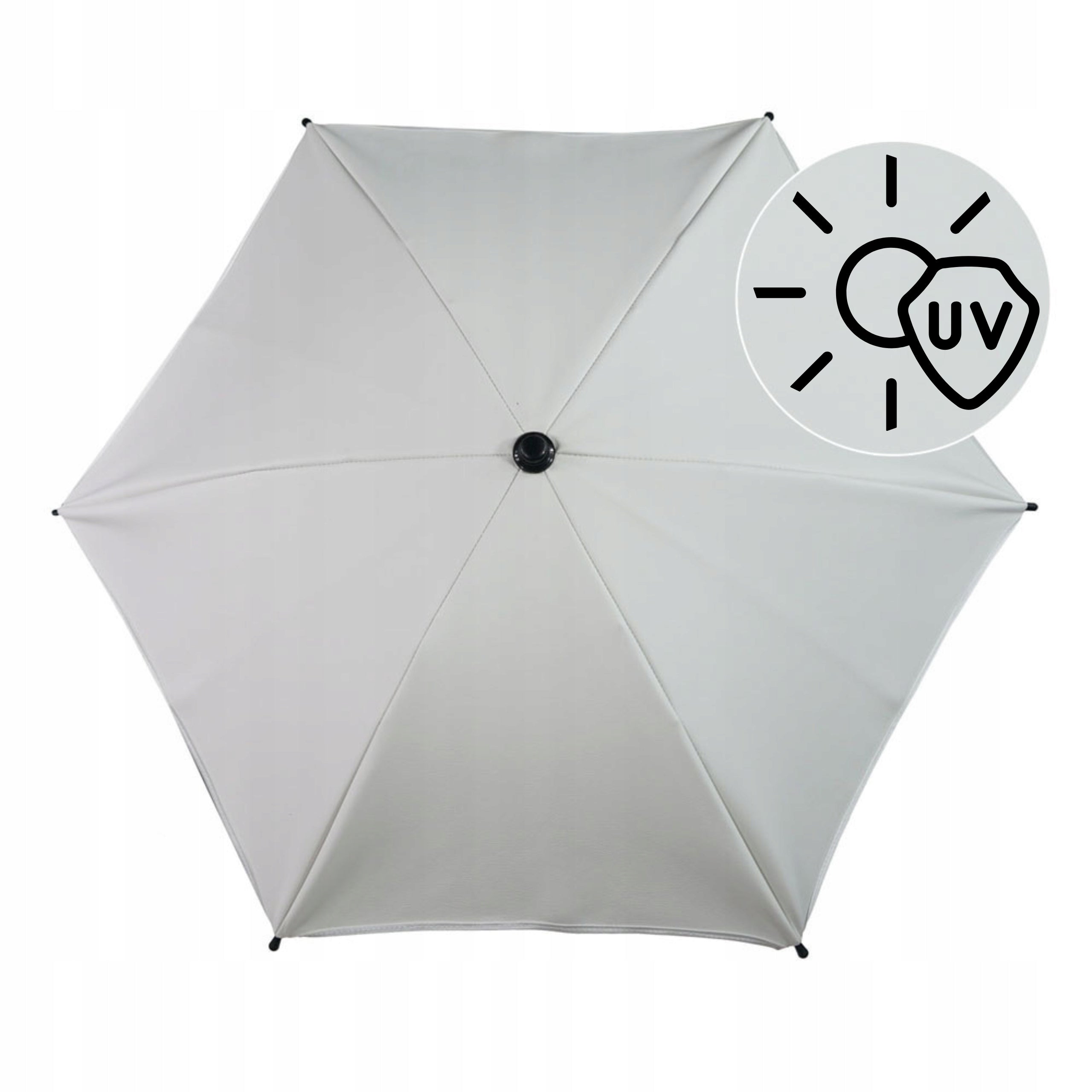 Umbrella for stroller EKO LEATHER Universal Adjustable UV Protection
