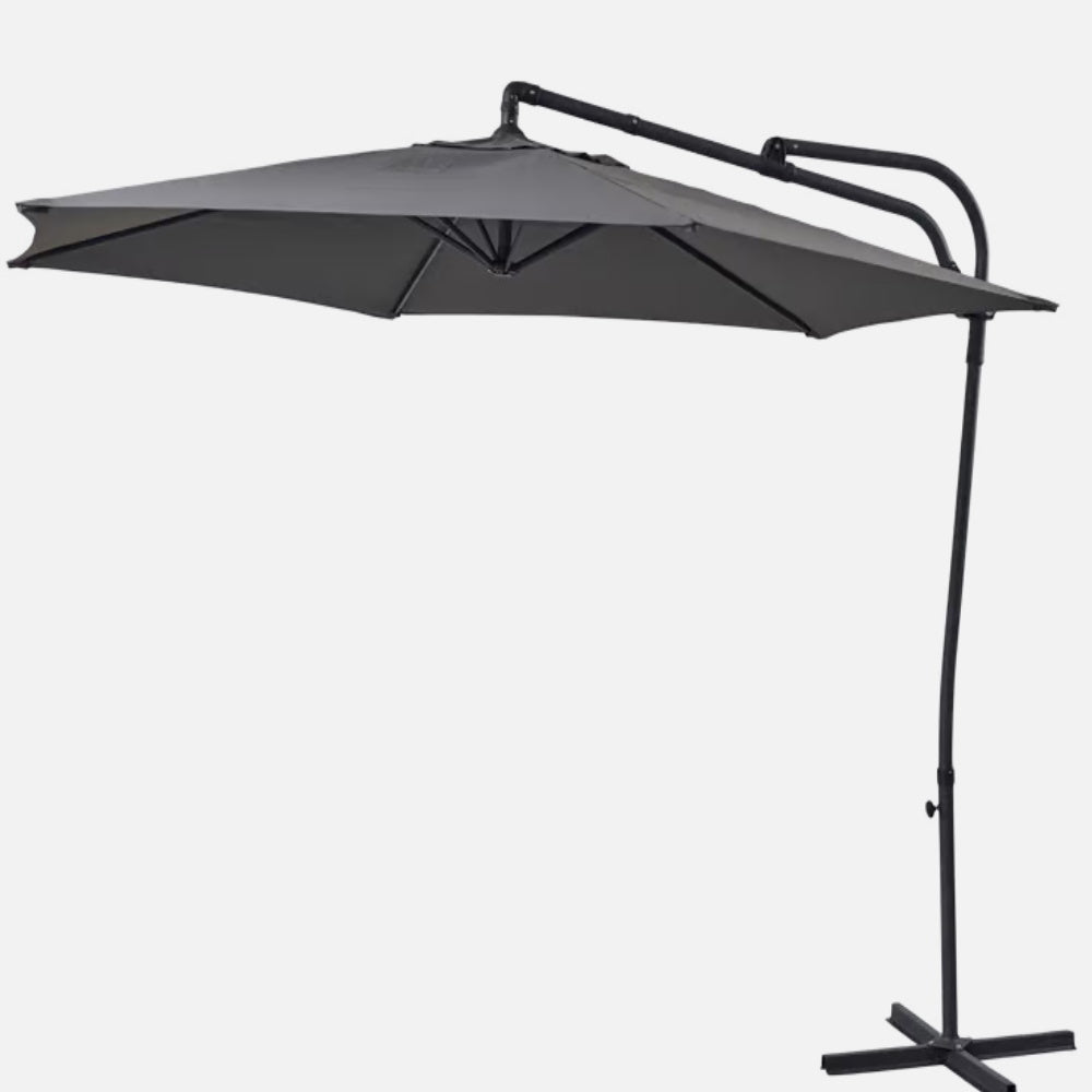 Umbrella with boom Costway grey 300 x 250 cm Manufacturer Costway
