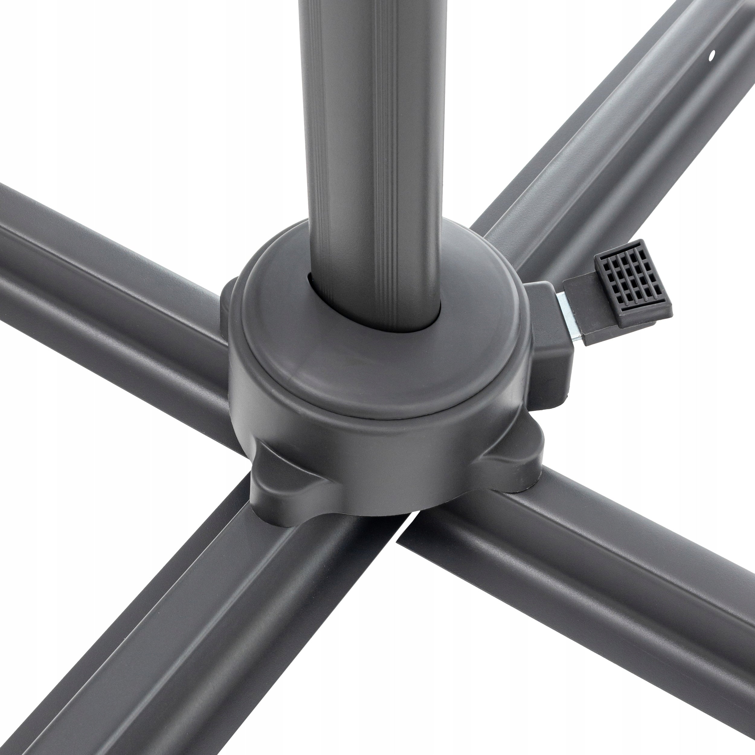 Umbrella with boom Mirpol grey 350 x 270 cm Color gray