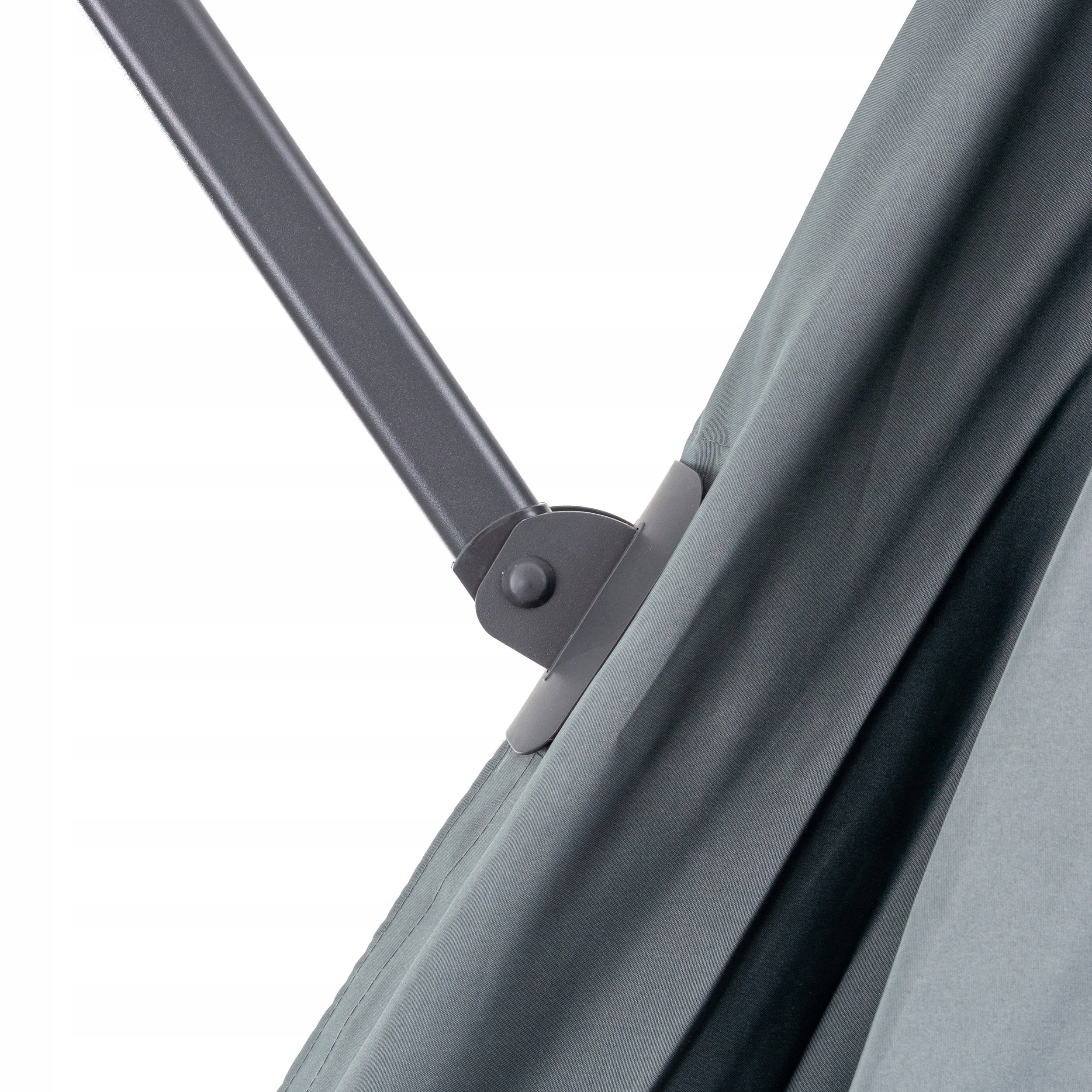 Umbrella with boom Mirpol grey 350 x 270 cm Product weight with unit packaging 21 kg