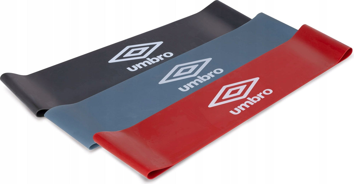 Umbro Set of 3 resistance bands for exercise