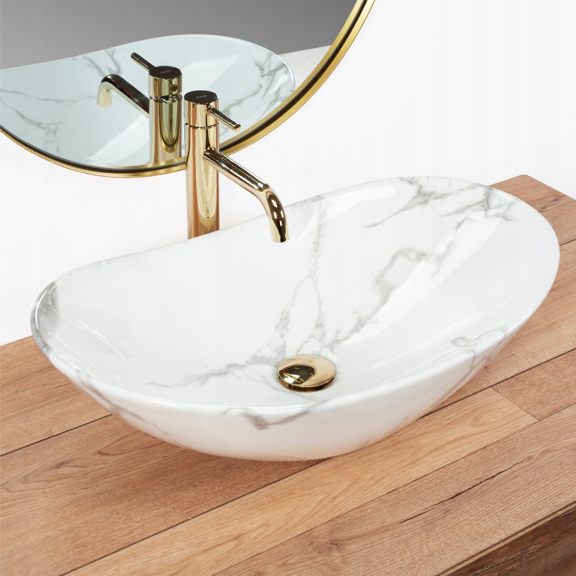 Waschbecken im Badezimmer 