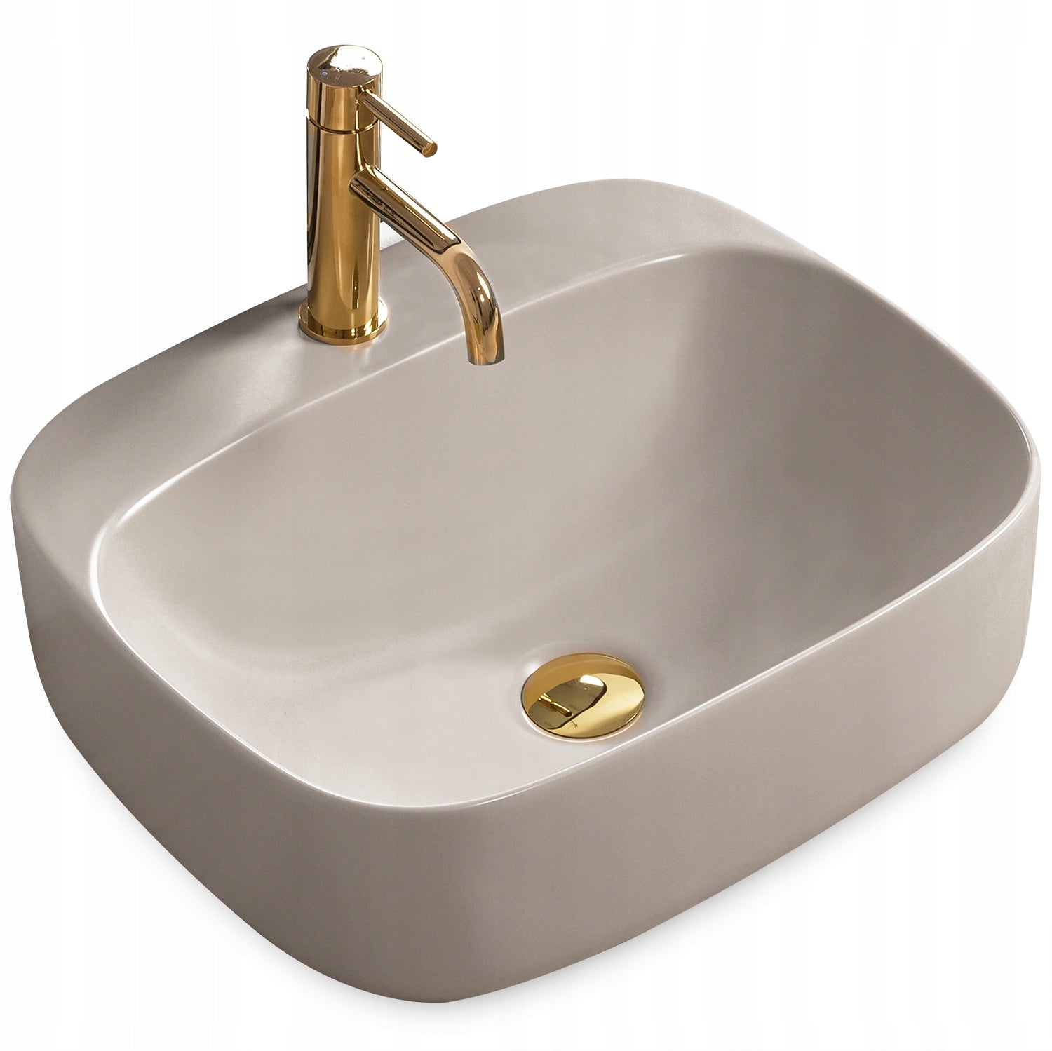 Praustuvas REA Luiza Slim 50 mat beige