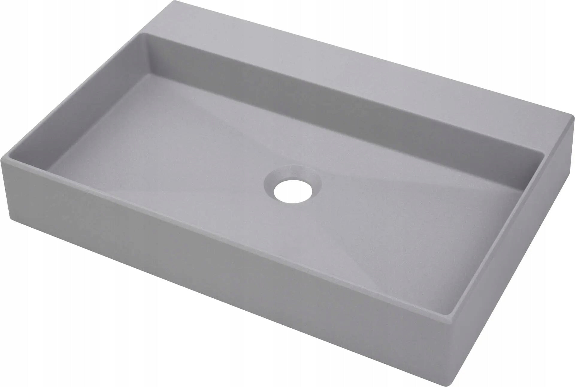 Deante Granitwaschbecken Correo CQR SU6S, grau 