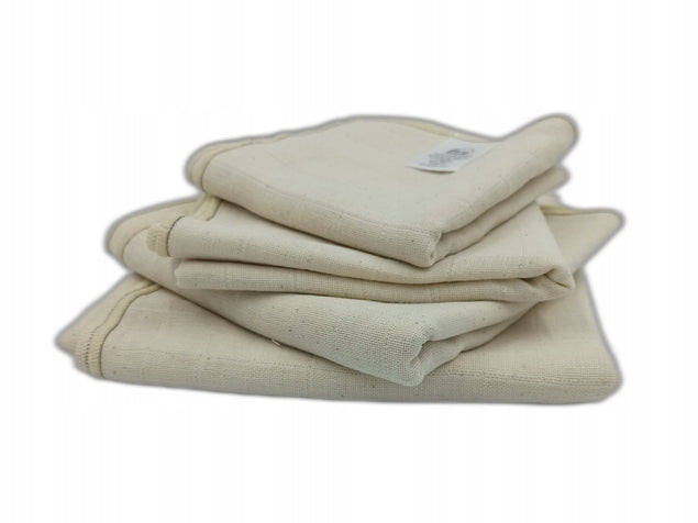 Unbleached tetra diaper, 185 g/m2 80×80cm Manufacturer code 1382