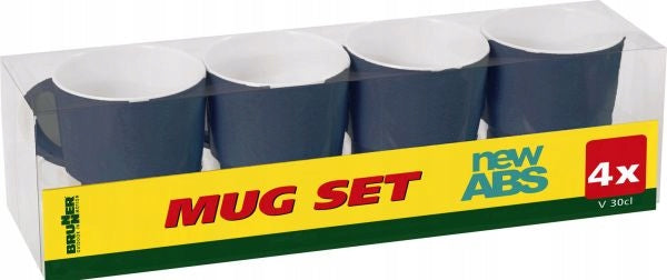 Unbreakable CAMPING CUPS Brunner x4 for motorhome