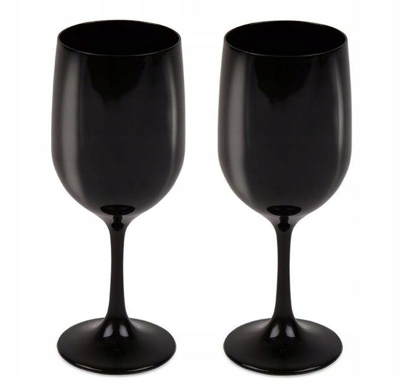 Unbreakable tourist wine glasses 370ml 2sz
