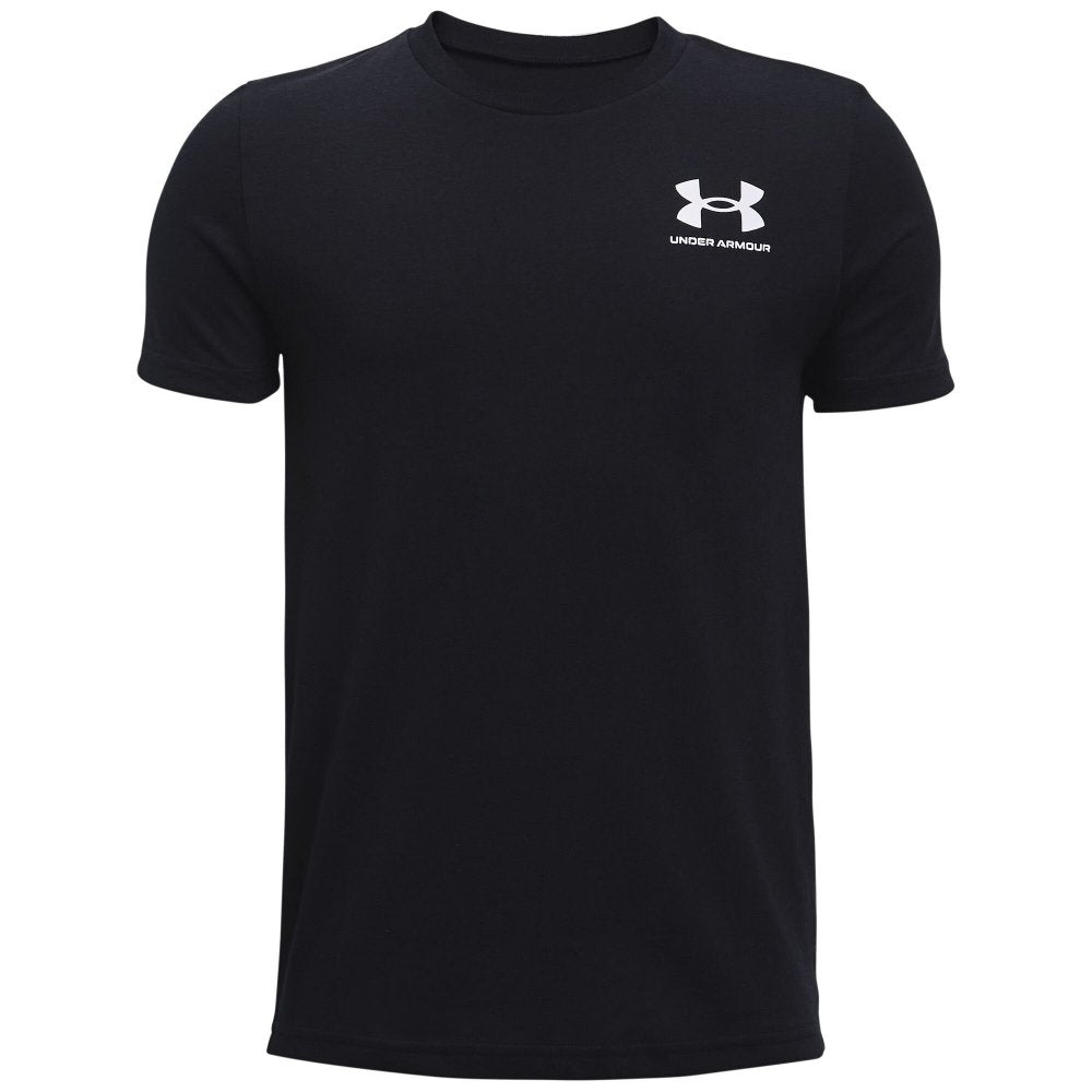 T-Shirt für Kinder Under Armour Y Sportstyle Left Chest SS Jr 1363280 001, schwarz 