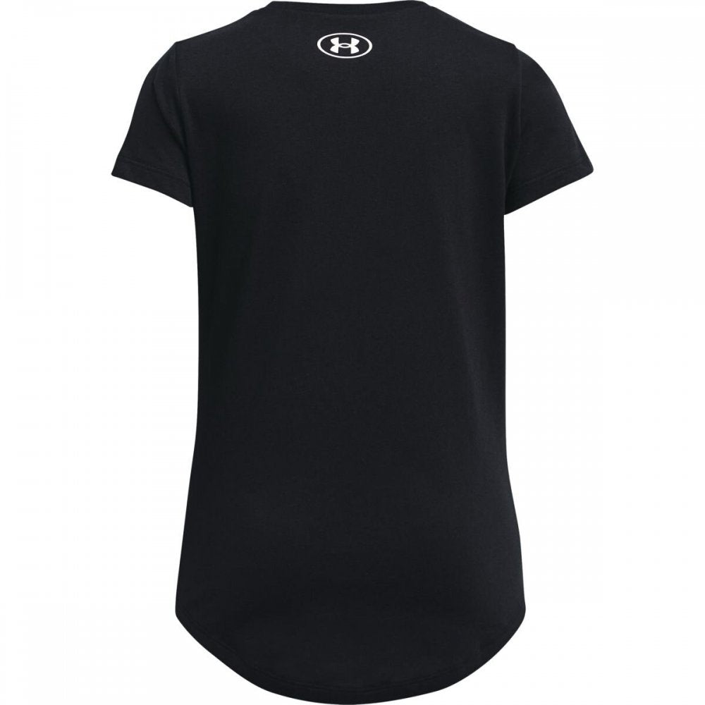 T-Shirt für Damen Under Armour Y Live Sportstyle Graphic SS Jr 1361182 001, schwarz 