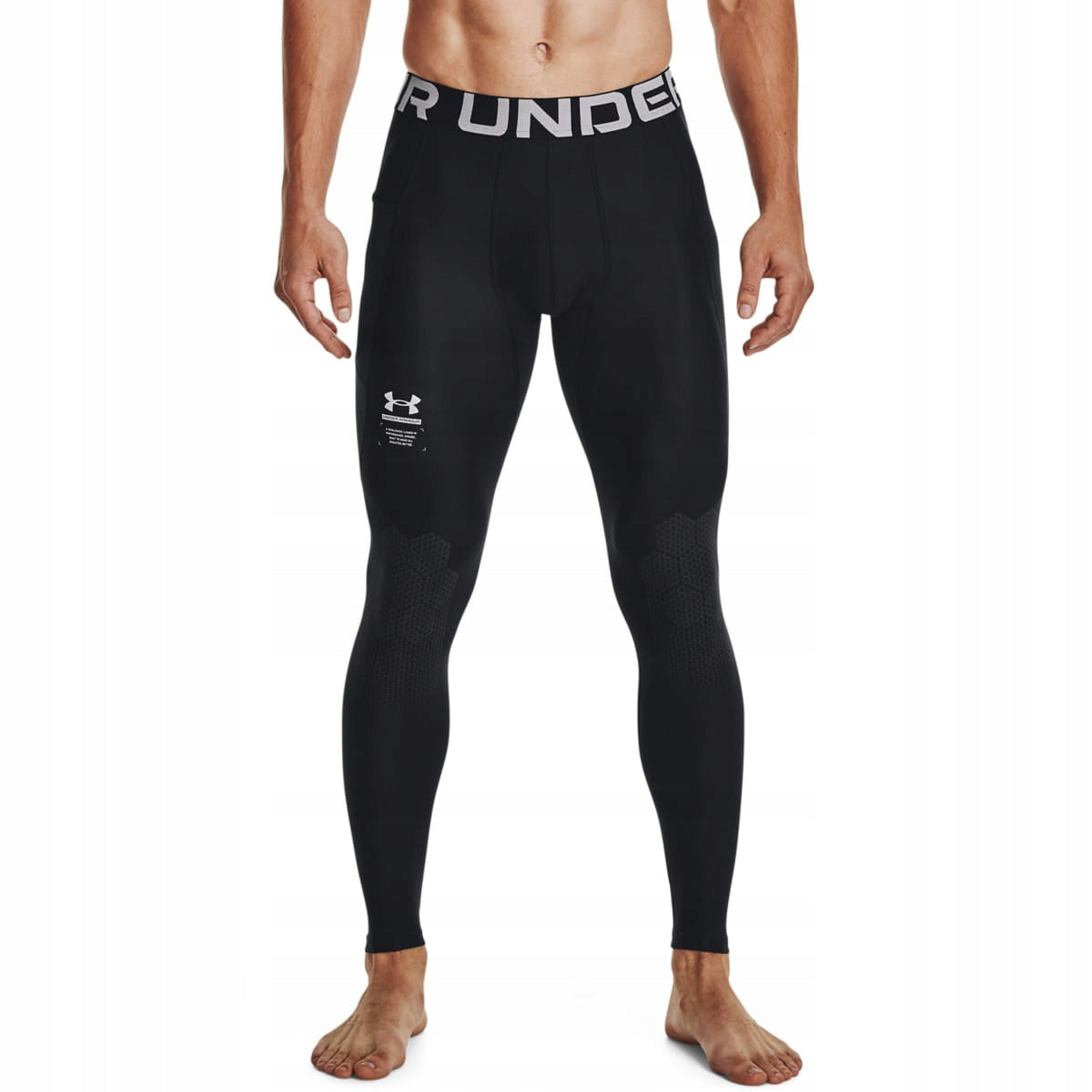 Sportstrumpfhose für Herren Under Armour, schwarz 