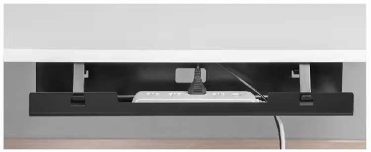 Under Desk Cable Masker 60 cm | Undercounter Organizer | Steel | Black EAN (GTIN) 5906122425149