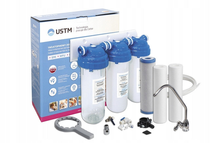 Under-sink set three-stage filtration system Aqua FS3 Emi USTM