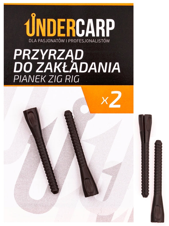 Undercarp ZIG RIG foam attachment device
