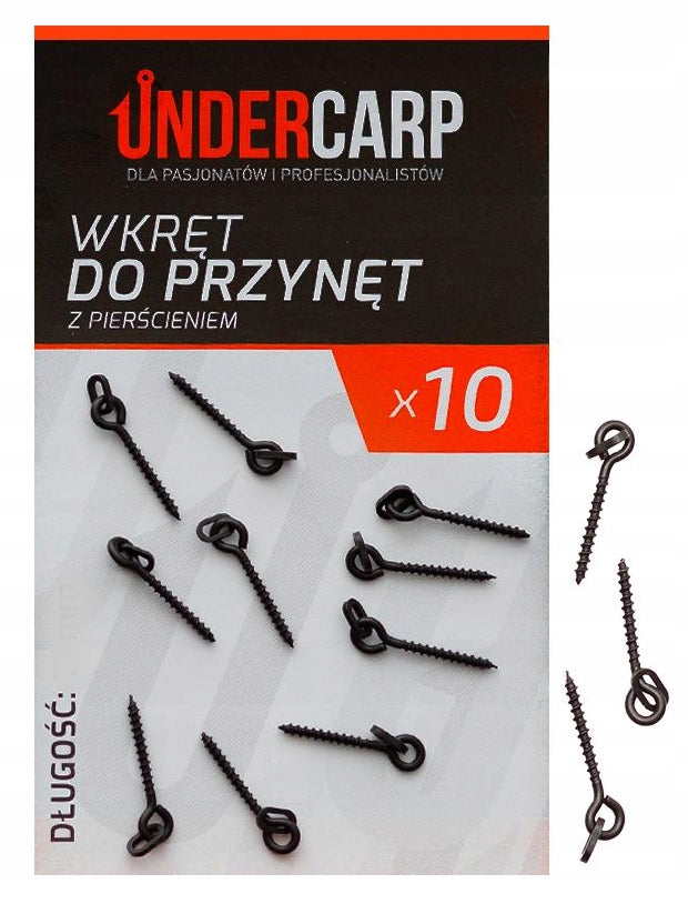 Undercarp bait screw with 18mm ring
