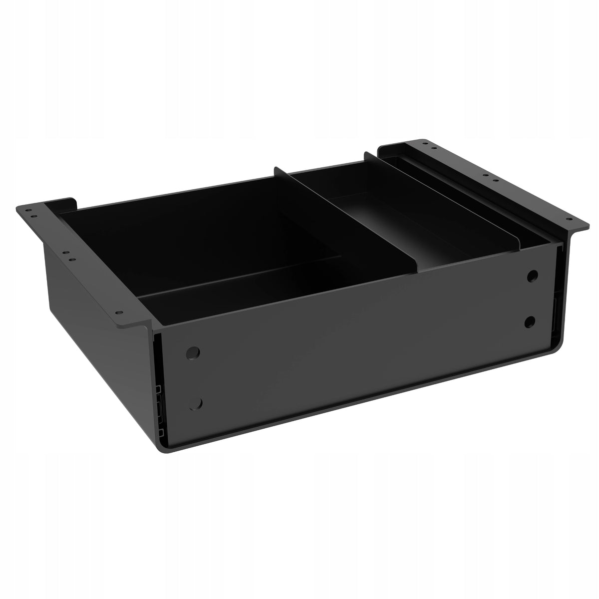 Undercounter drawer Spacetronik 37x26 cm steel black matt