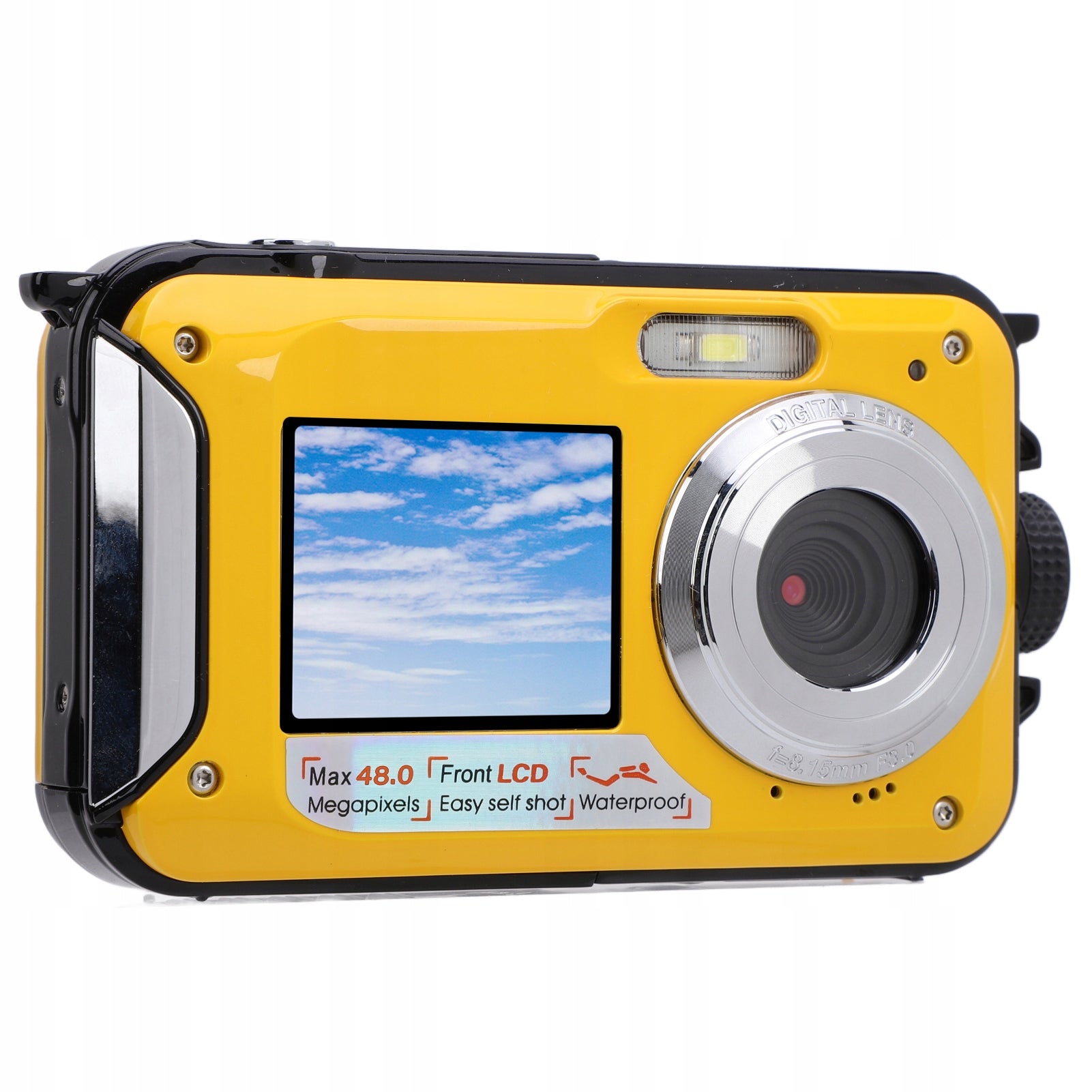 Underwater Camera, Dual Screen Waterproof 2,7K 48MP Camera For Travel Brand no brand