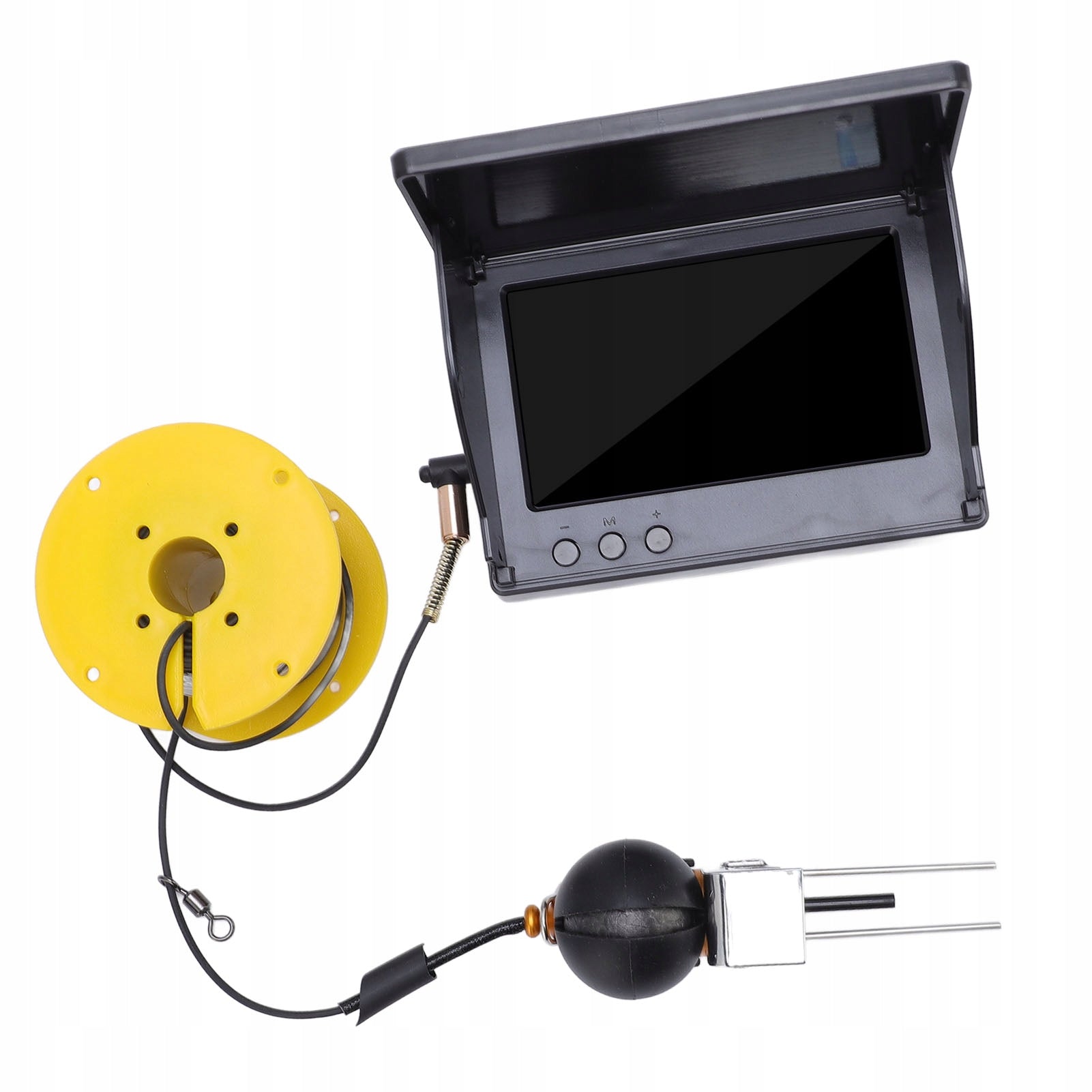 Underwater Fish Detector Screen 4,3 inch 1080P HD 1500cd Brightness With World Wy