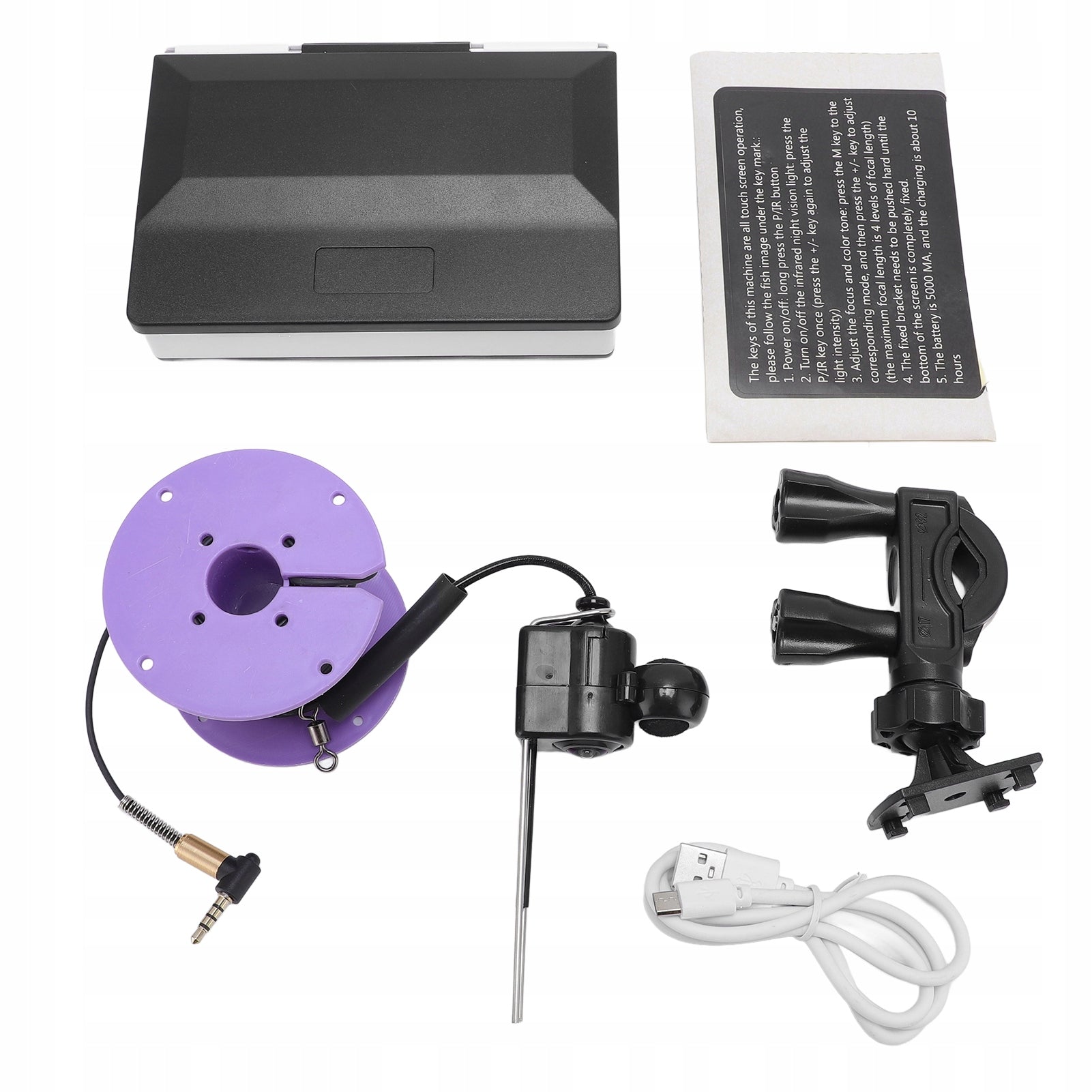 Underwater Fishing Camera 1080p Portable Fishing Card HD HD Camera 5,0 F0 Brand no brand