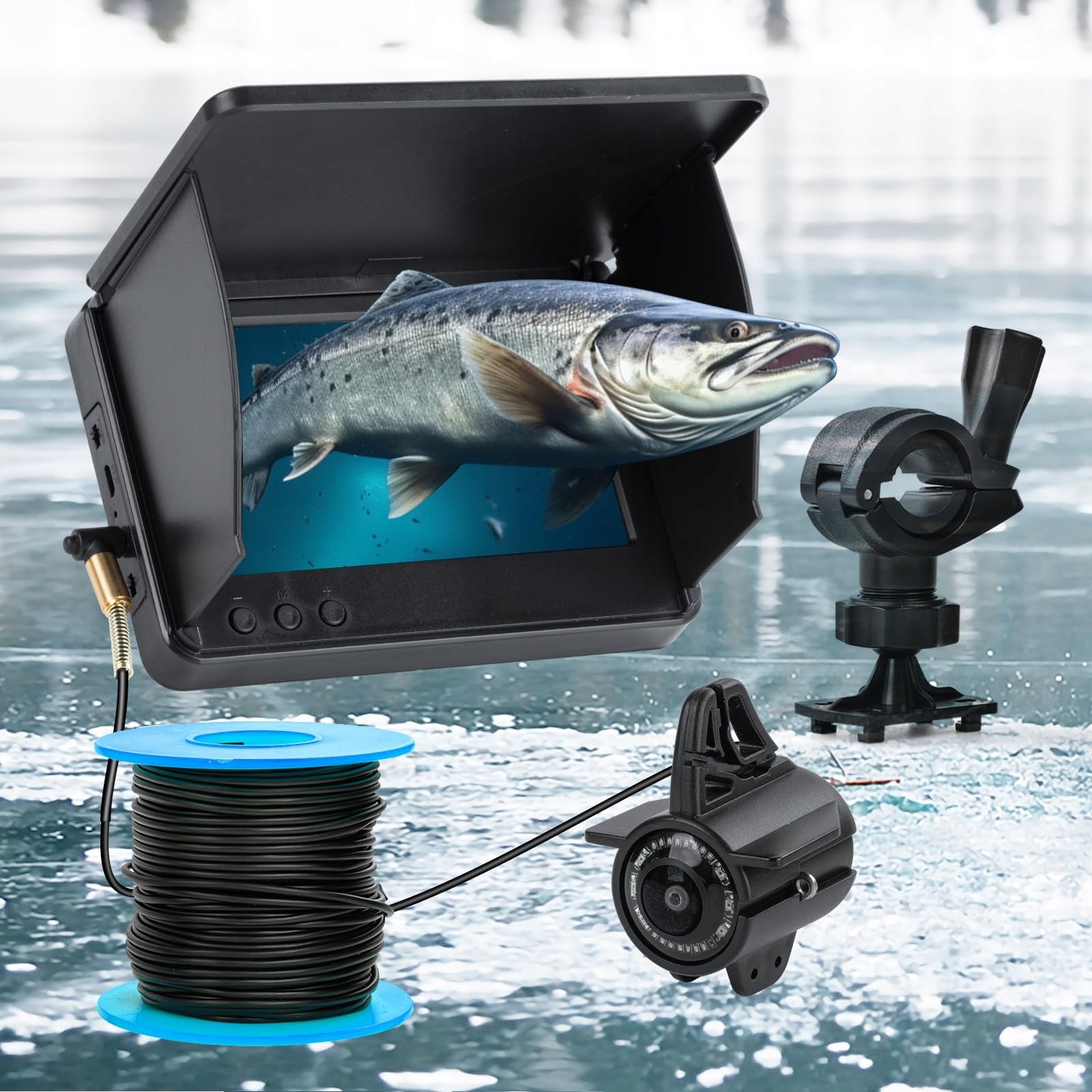 Underwater Fishing Camera 30m IP68 LED Screen Fishing Night Vision Brand no brand