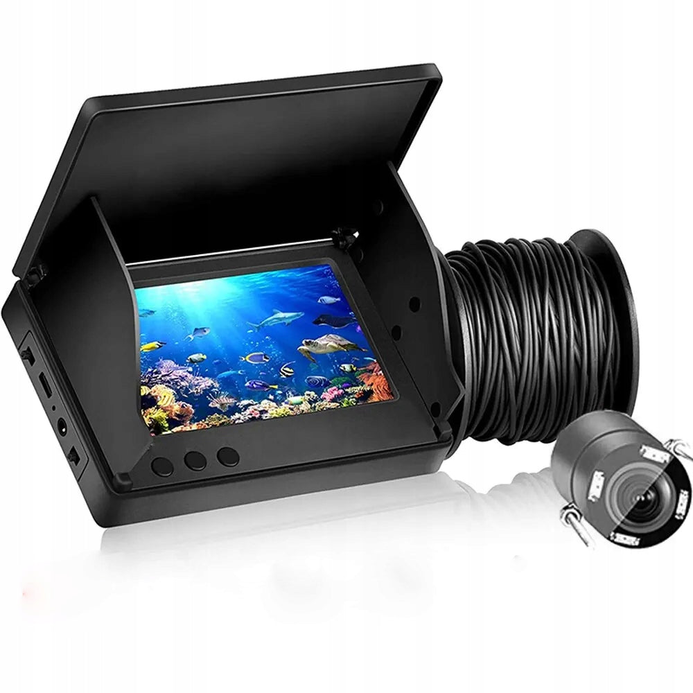 Underwater Fishing Probe Camera Fishing Echo Sounder Locator IPS 4.3" 20m
