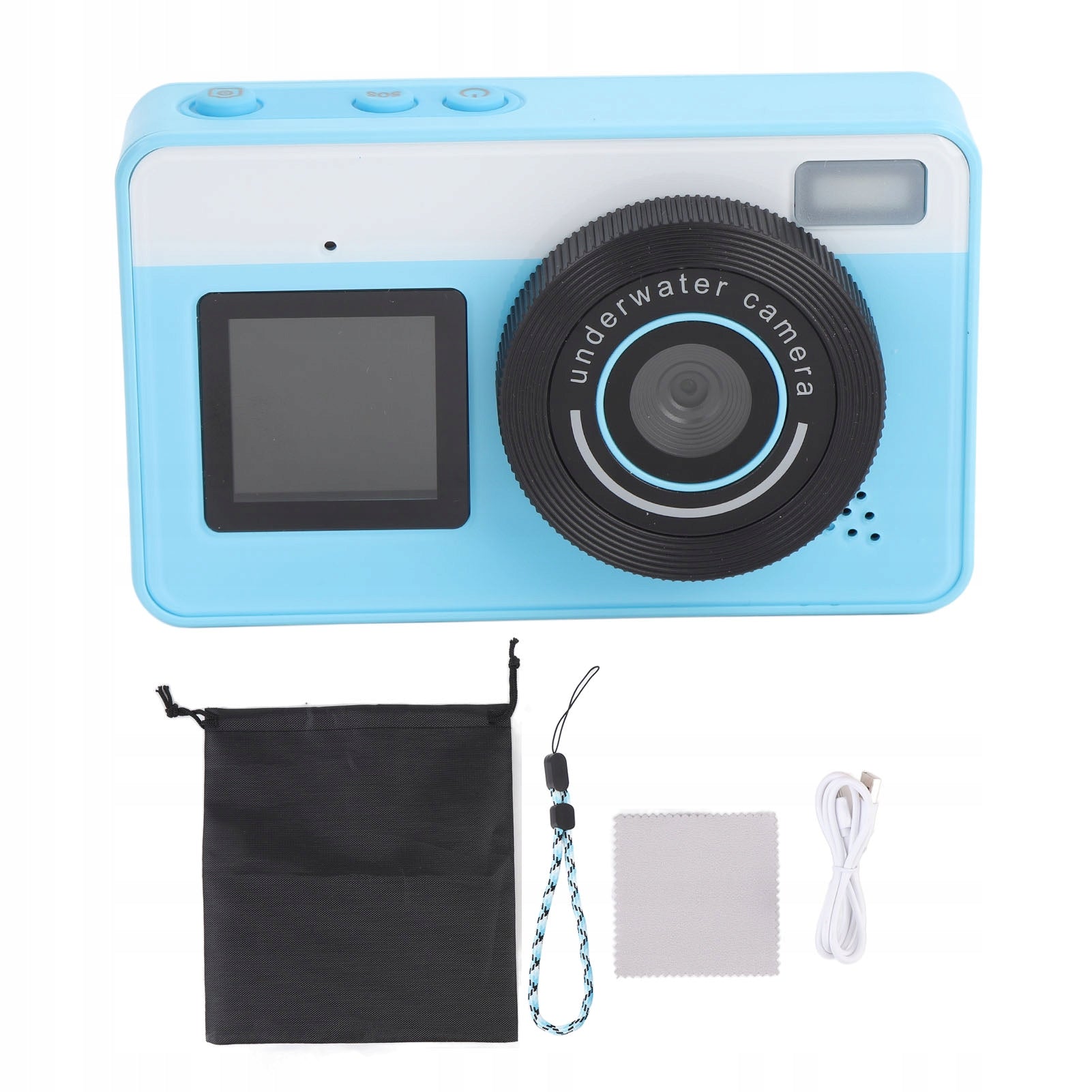 Underwater camera, 18X zoom, 9,8 feet, IP68, rainproof, underwater kam