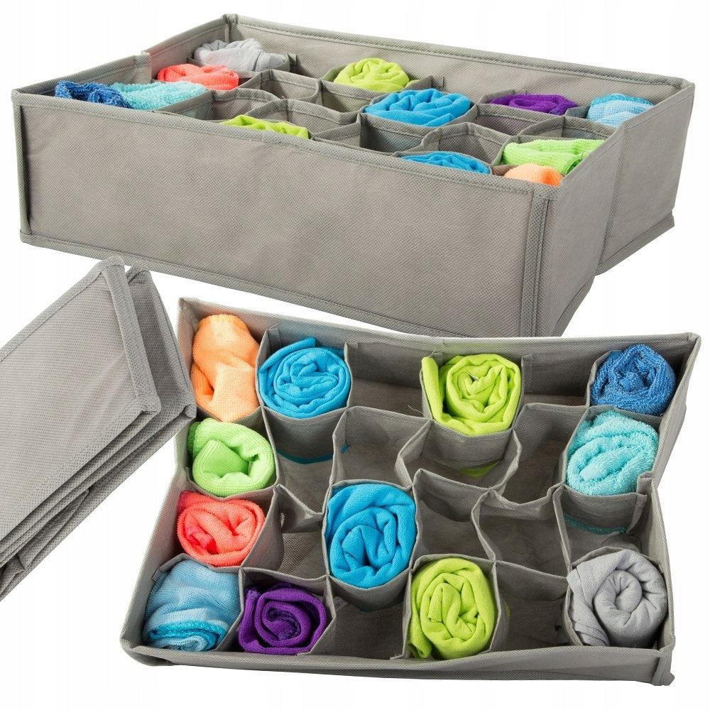 Underwear Organizer Socks for Closet Drawer 24 Compartments Container Packaging status original