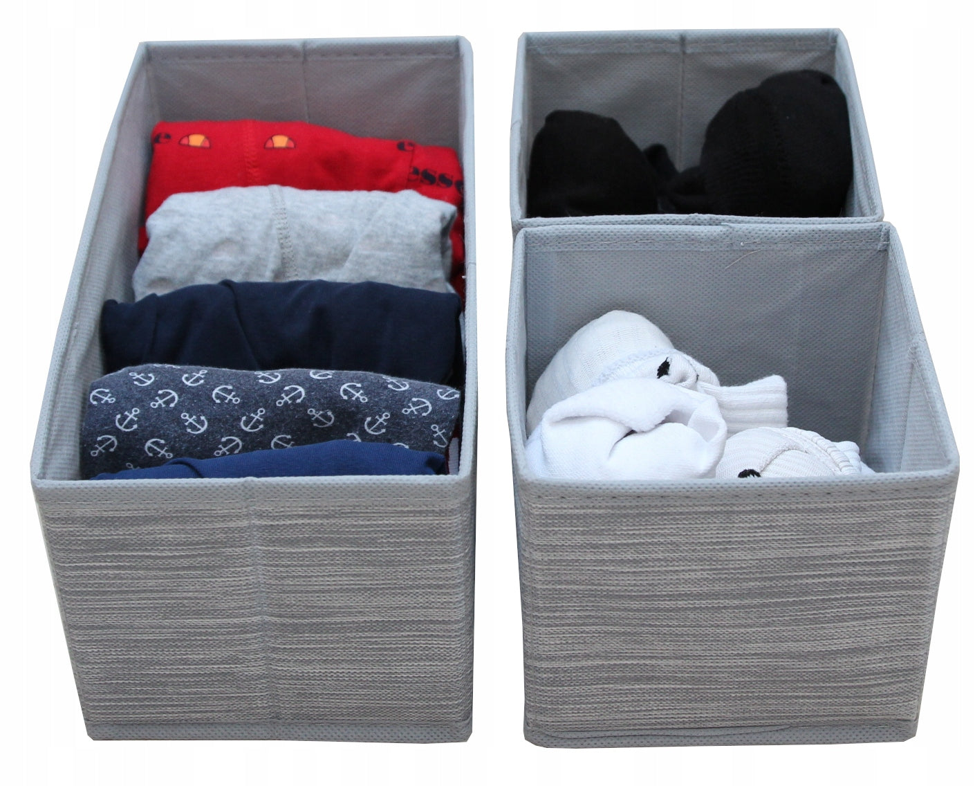 Underwear Organizers 3 Pcs for Drawer Closet Socks Compartments Brand Lacarte