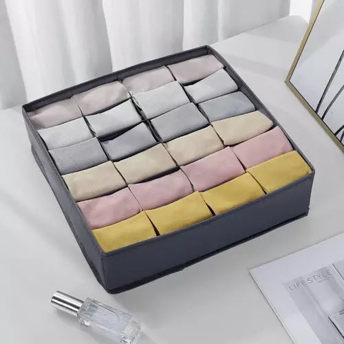 Underwear organizers Ruhhy 19914 grey 4 pcs. Kind drawer organizer