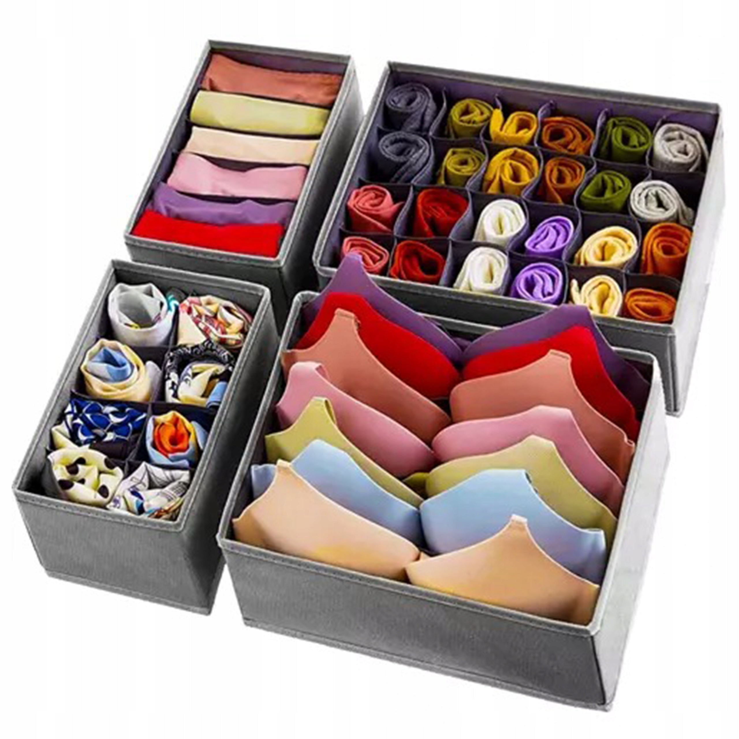 Underwear organizers Ruhhy 19914 grey 4 pcs.
