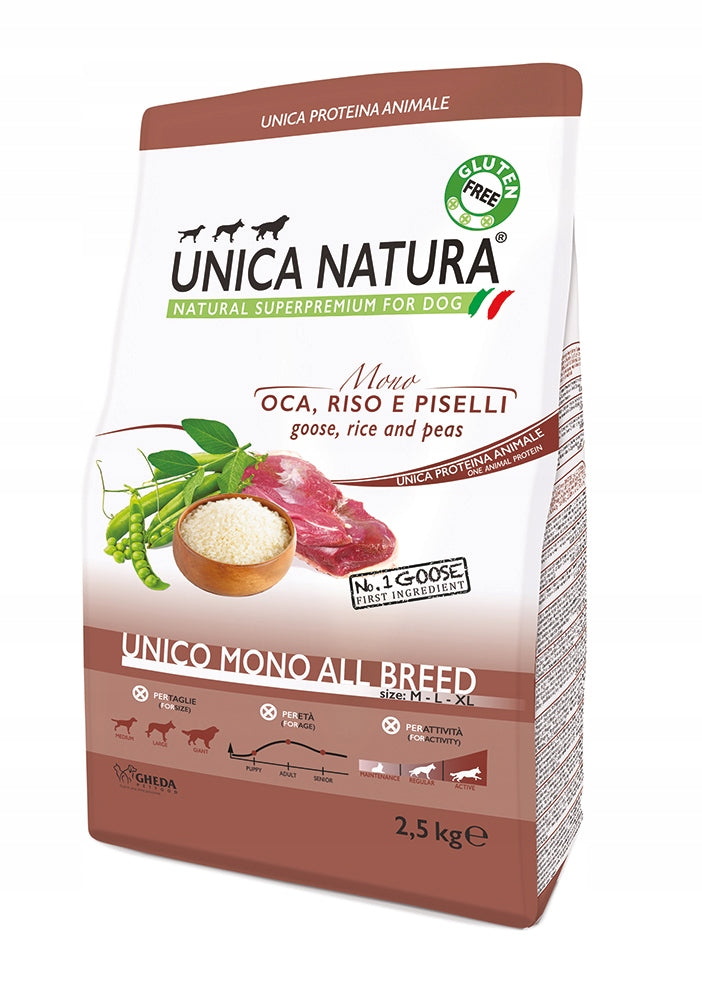 Unica Natura Adult All Breeds Goose 2,5kg