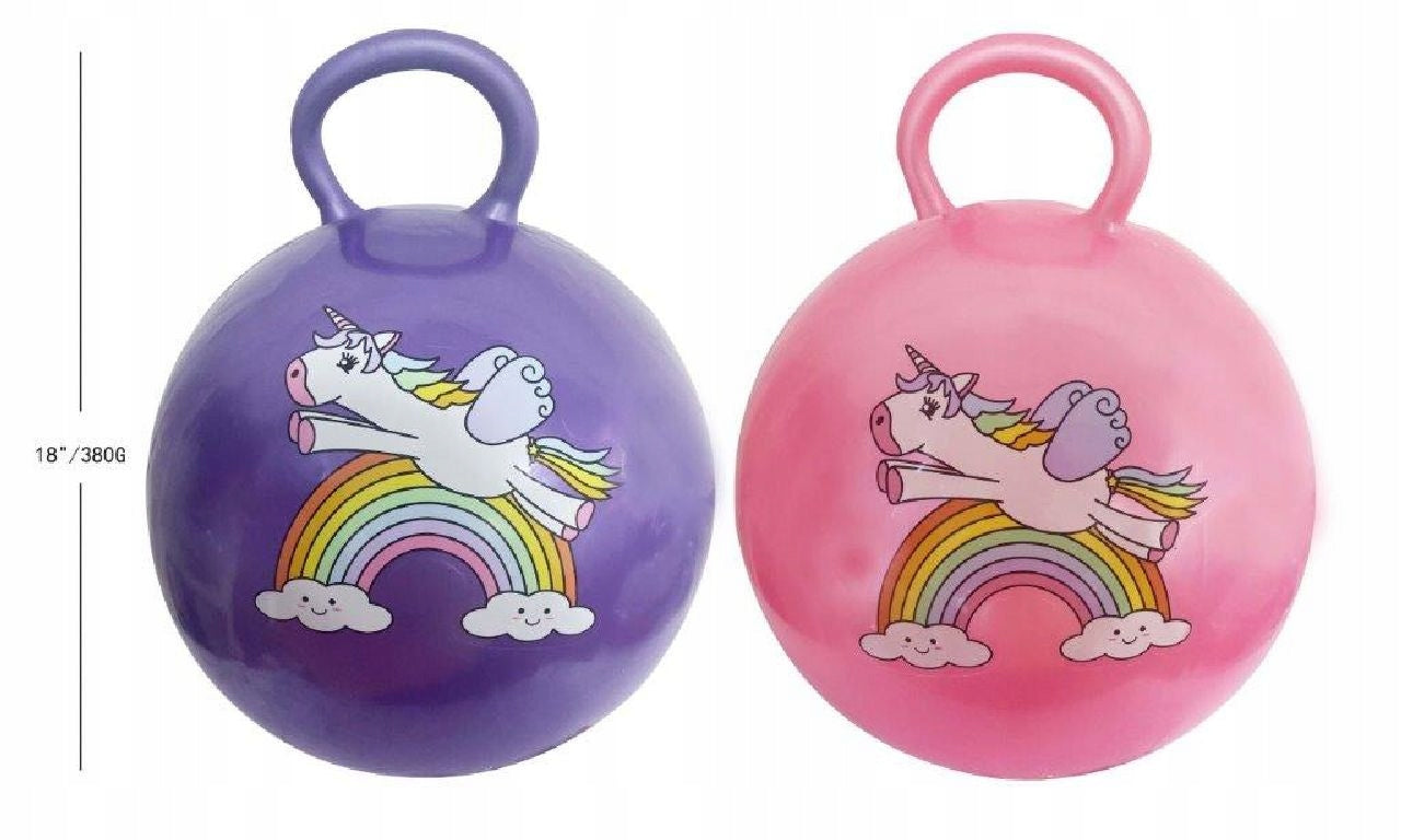 Unicorn Jumping Ball - 45 cm
