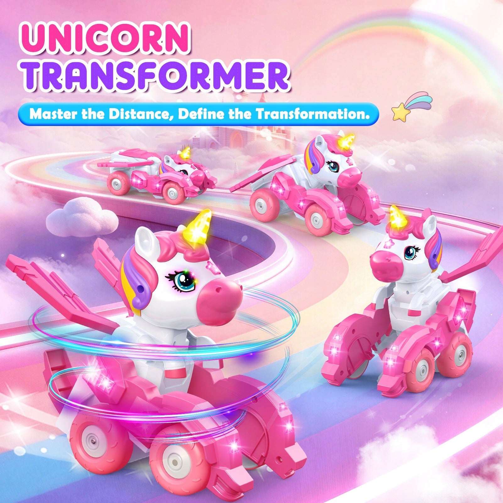 Unicorn Transforming RC 2in1 Toys One Button Transformation Manufacturer code WJ121849AXXHPK