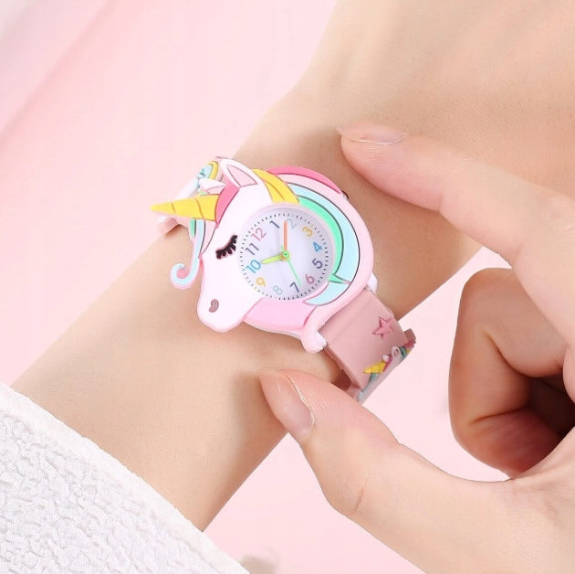 Unicorn watch for girls perfect gift brown rose beautiful EAN (GTIN) 5906492922453