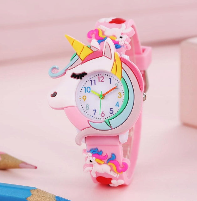 Unicorn watch for girls perfect gift light pink beautiful Packaging status original