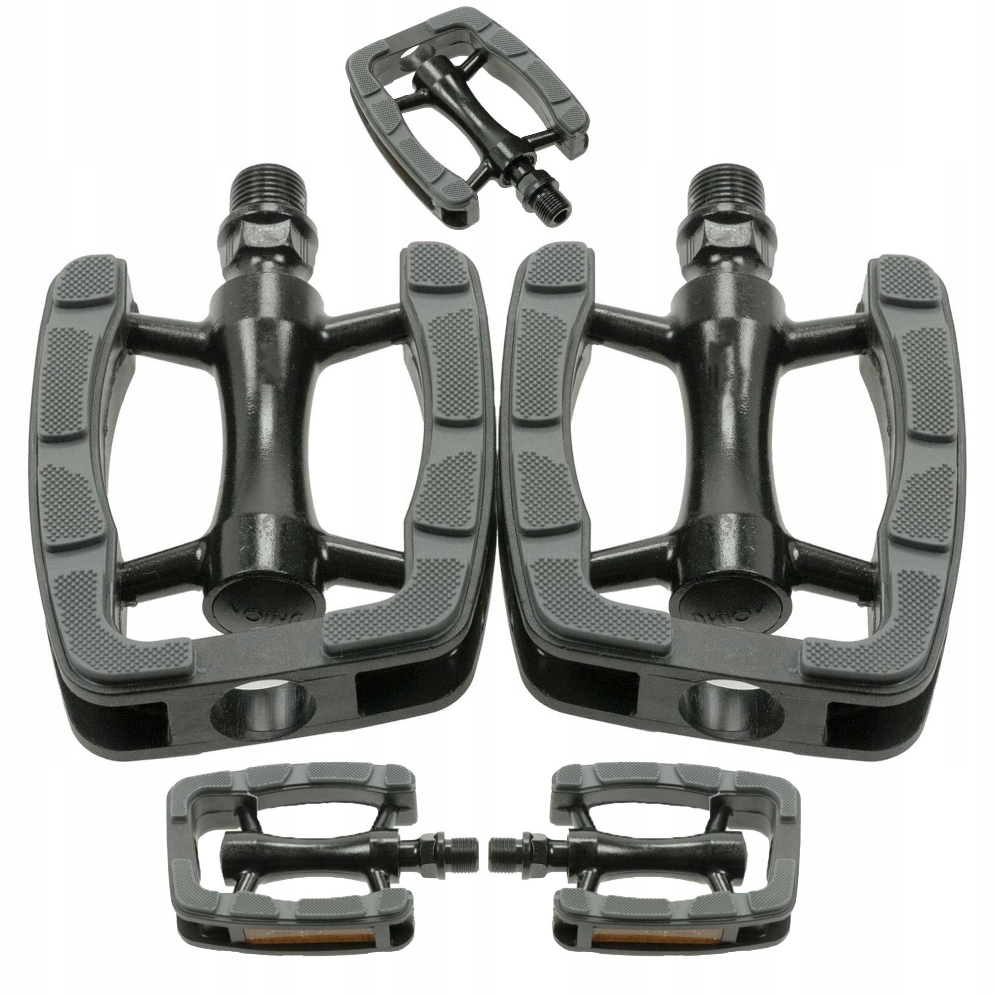 Union SP-823 Aluminum Bicycle Pedals Platform Black Non-Slip