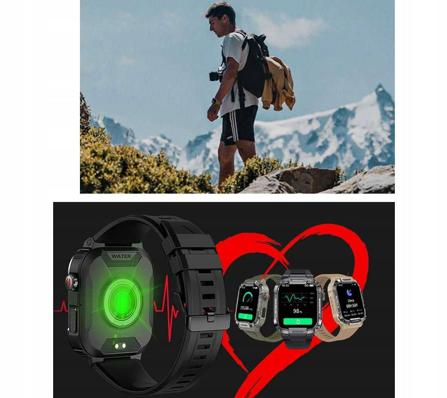Unique Smartwatch for Communion - Polish Menu, Conversations, Pulse, Activity and Packaging status original