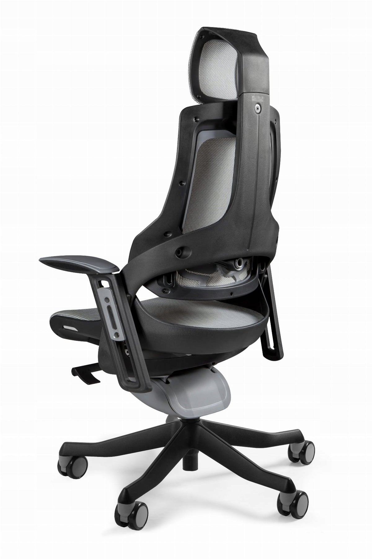 Unique WAU black/c. grey fabric office chair Packaging status original