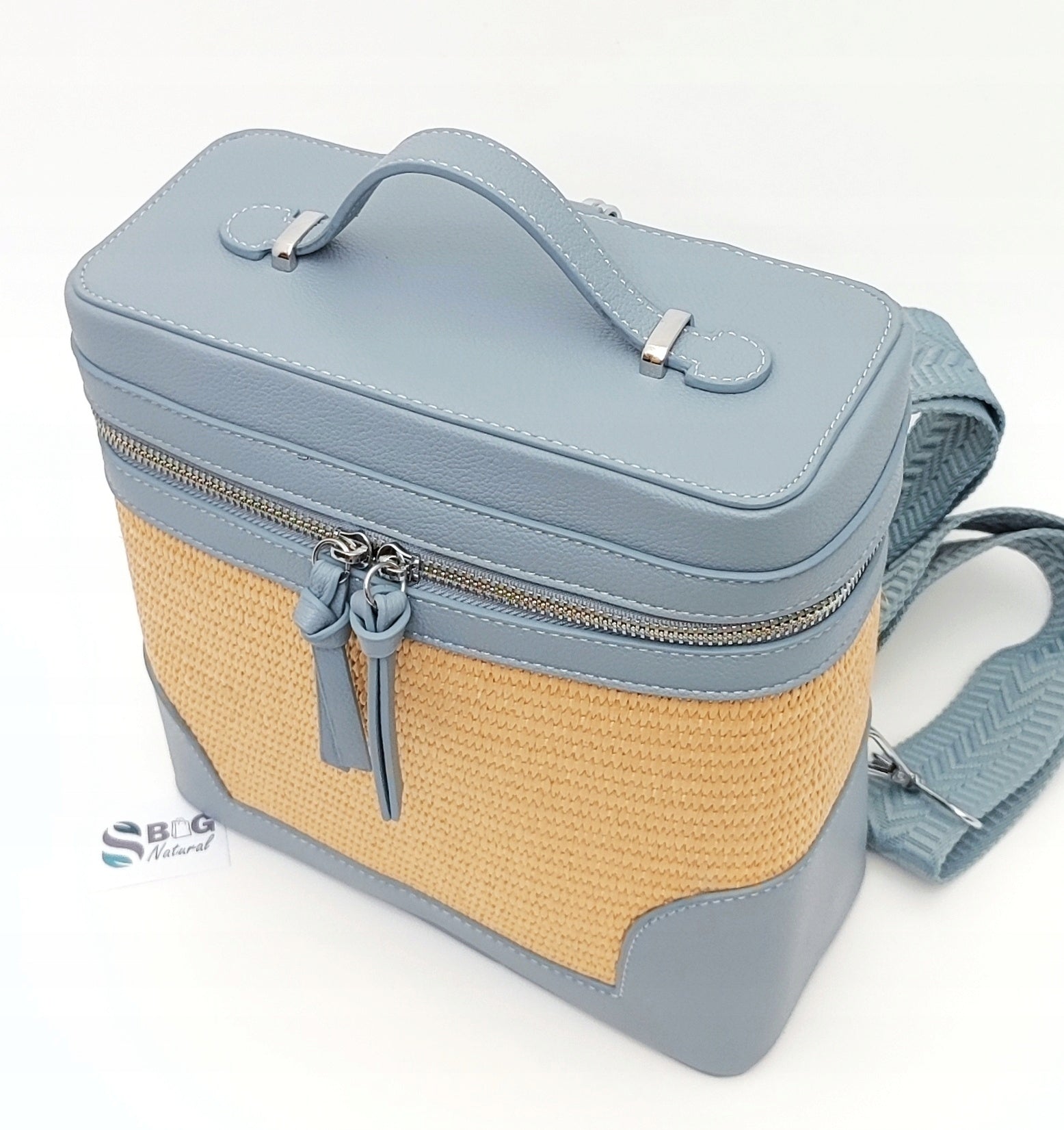 Unique Women's Backpack Elegant Straw Braided Spacious Urban Eco EAN (GTIN) 0634065341152