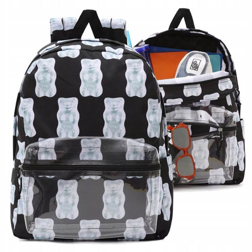 Unique school backpack Vans Old Skool IIII - black / white Haribo