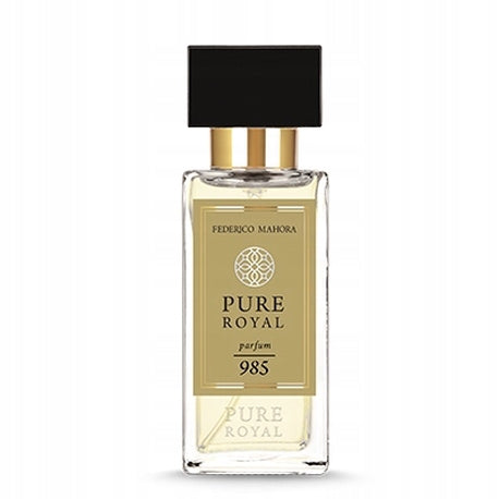 Unisex Perfume FM 985 Pure Royal 20% 50ml Floral Pomelo Gardenia Jasmine Brand FM World