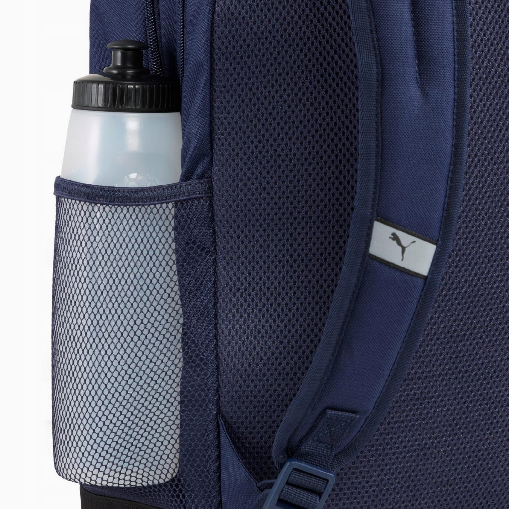 Unisex city backpack Puma BUZZ navy blue 09115303 Dimensions large (A4 size)