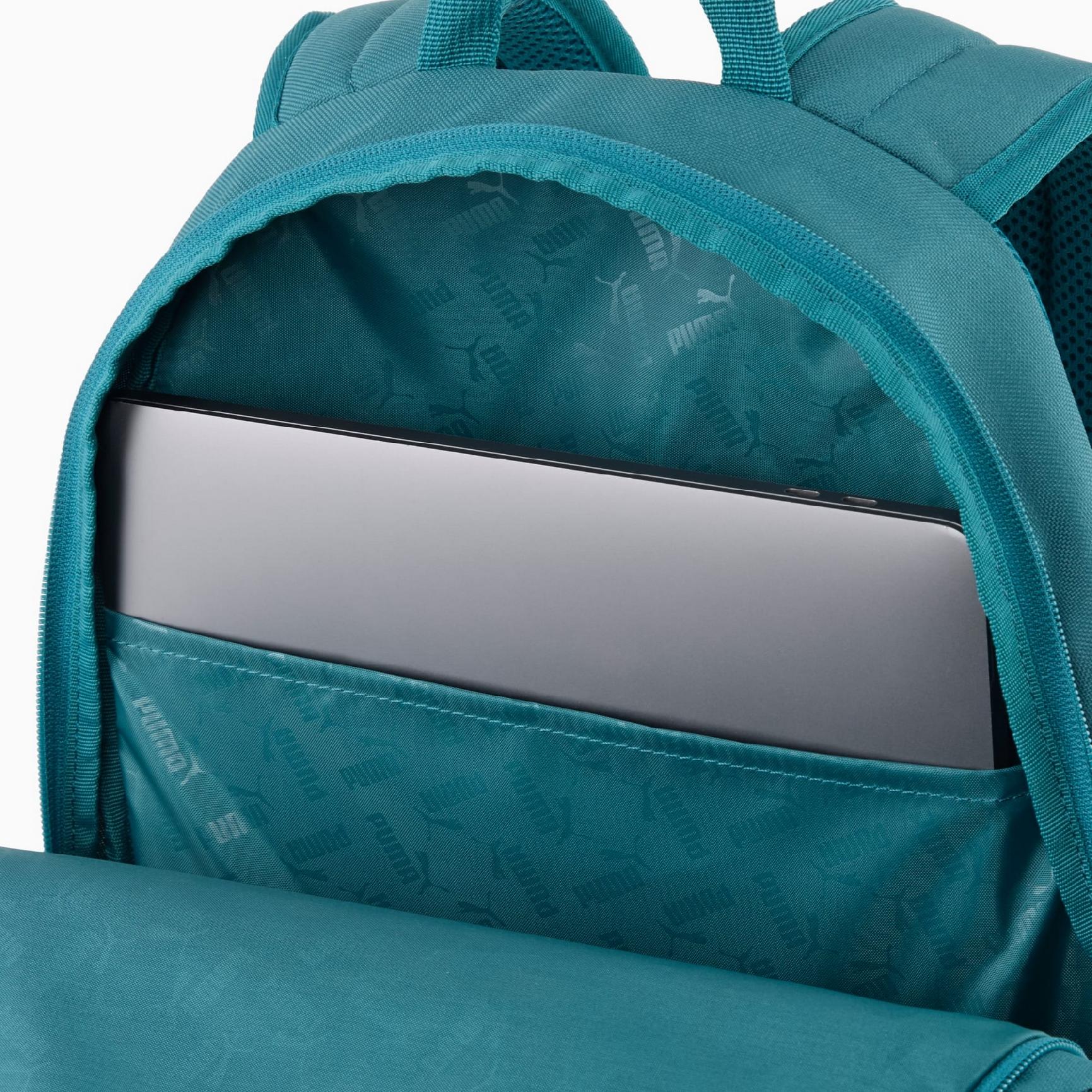 Unisex city backpack Puma BUZZ turquoise 09115329 Color green