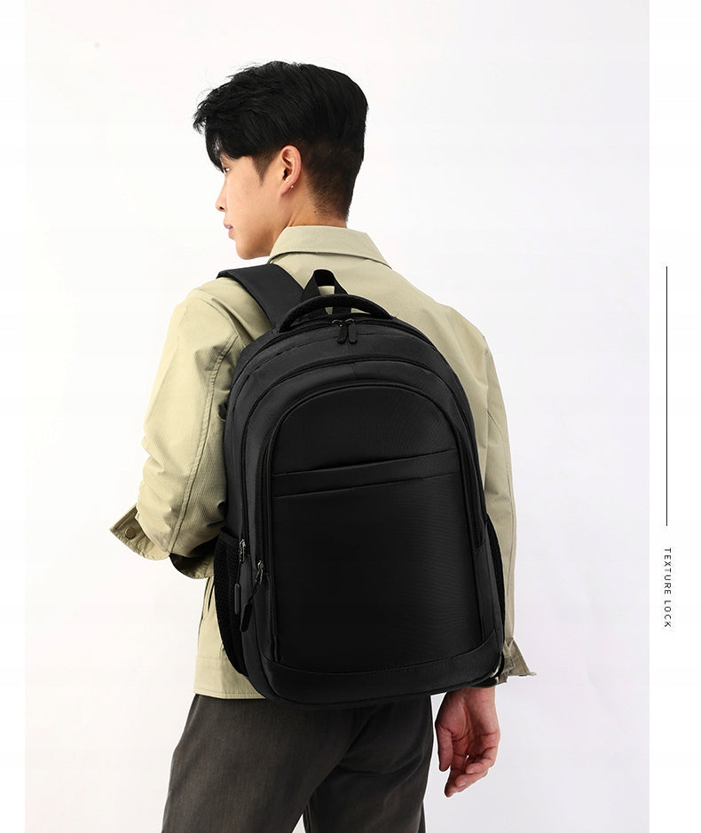 Unisex sports backpack navy blue large waterproof 30 l 3 compartments Packaging status original