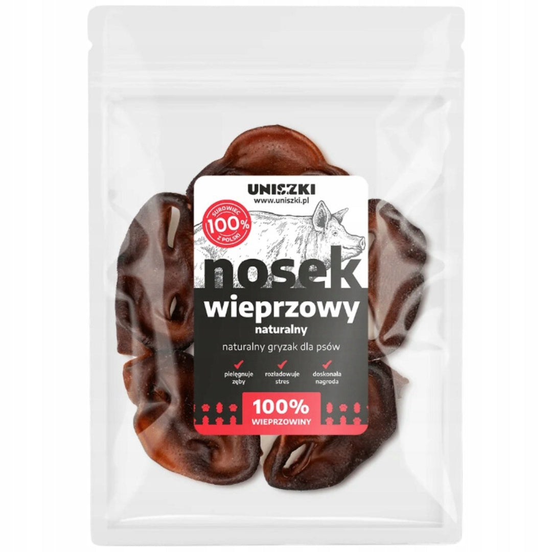 Uniszki Natural pork nose 10 pcs. natural unbleached teethers Brand Uniszki