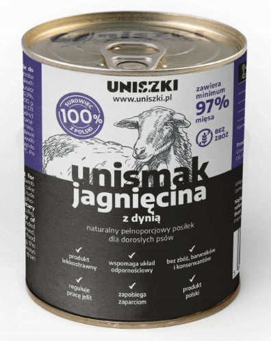 Uniszki UNIsmak lamb with pumpkin 800g