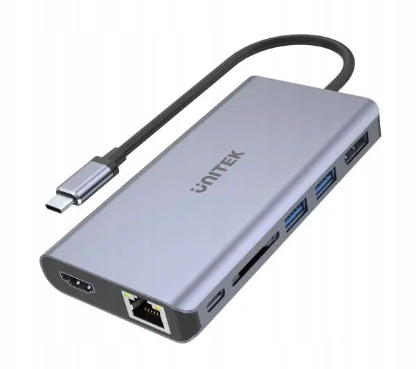 Unitek D1056A USB-C / 2x USB 3.1 / HDMI / DP / RJ45 / SD Docking Station