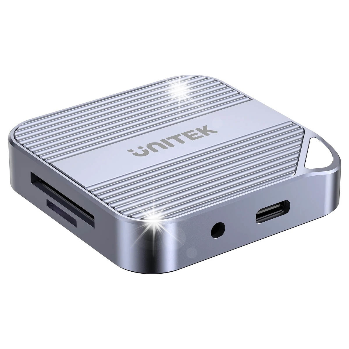 Unitek Magnetic SD/Micro SD Card Reader 6in1 | PD100W | 4K@60Hz | 5Gbps