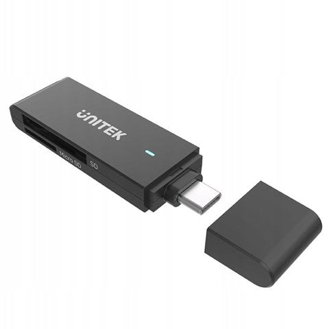 Unitek SD/microSD card reader USB-A 5Gbps/USB-C Packaging status original