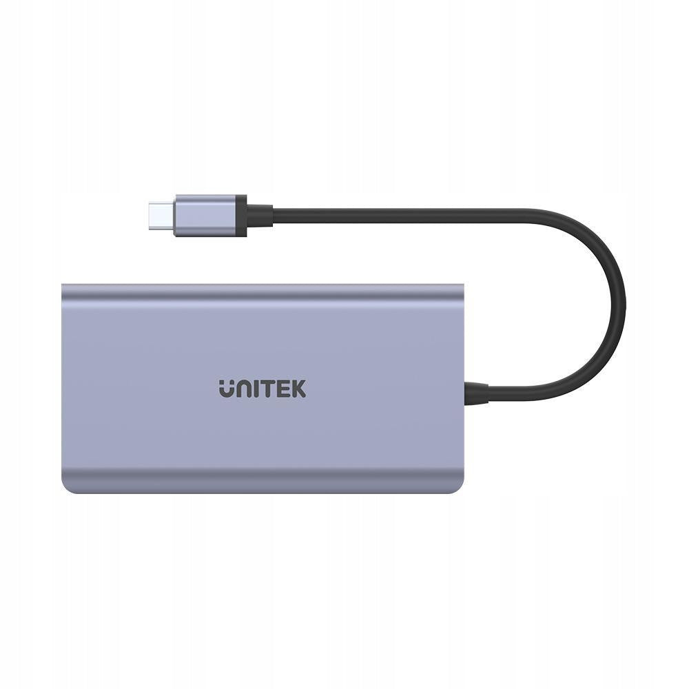 Unitek USB-C - 2x USB 3.1 HDMI DP RJ-45 SD reader Manufacturer Unitek