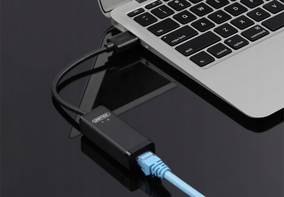 Unitek Y-1468 USB Ethernet Network Card Win Mac Manufacturer Unitek